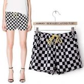 Shorts Xadrez Zara Inspired