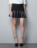 SAIA BABADO COURO ZARA INSPIRED