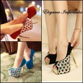 Peep Toe Pavão