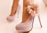 Sapato Flor Rosa