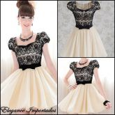 Vestido Renda Rodado