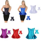 Corset Peplum Plissado