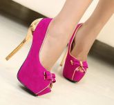 Peep Toe Bowtie Rosa
